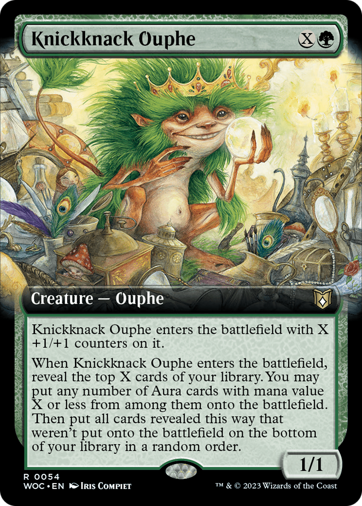 Knickknack Ouphe (Extended Art) [Wilds of Eldraine Commander] | Card Merchant Takapuna