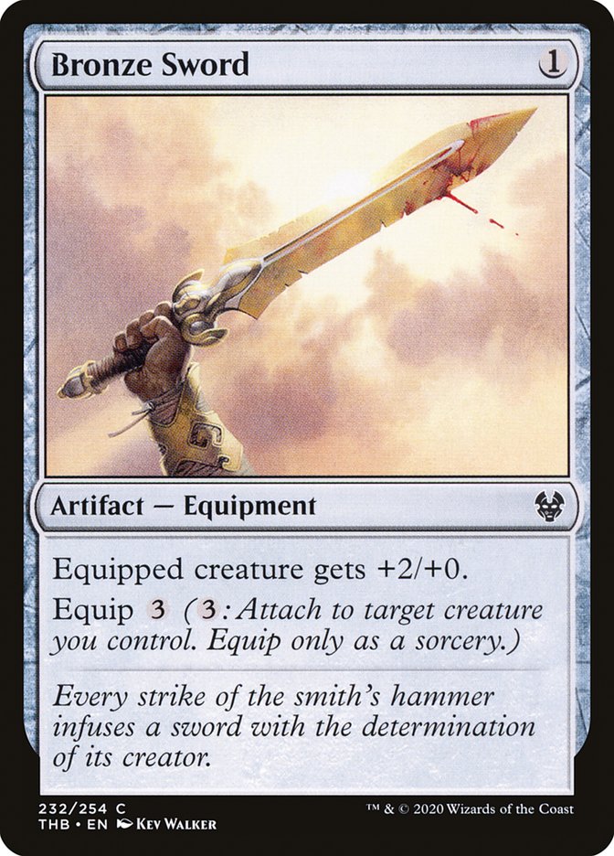 Bronze Sword [Theros Beyond Death] | Card Merchant Takapuna