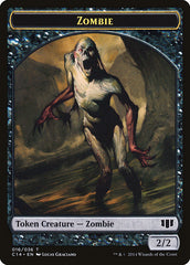 Horror // Zombie (016/036) Double-Sided Token [Commander 2014 Tokens] | Card Merchant Takapuna