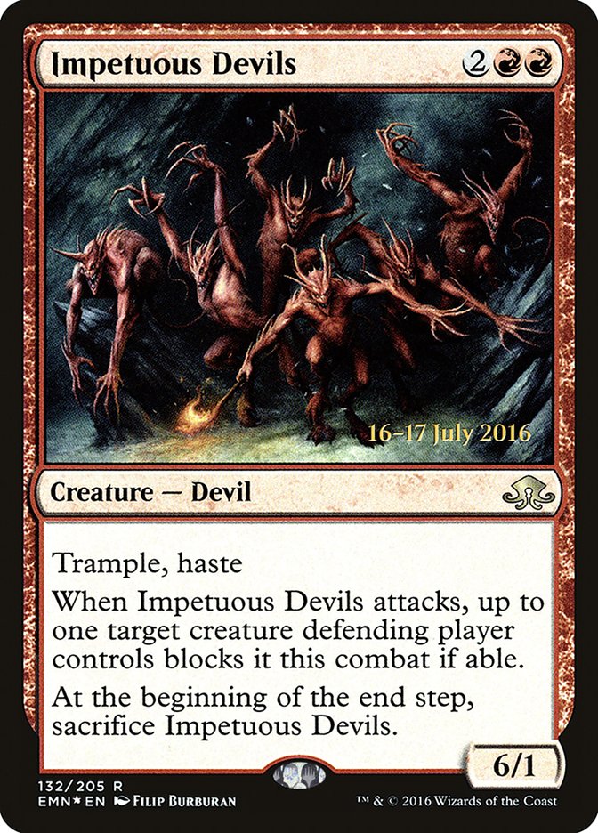 Impetuous Devils [Eldritch Moon Prerelease Promos] | Card Merchant Takapuna