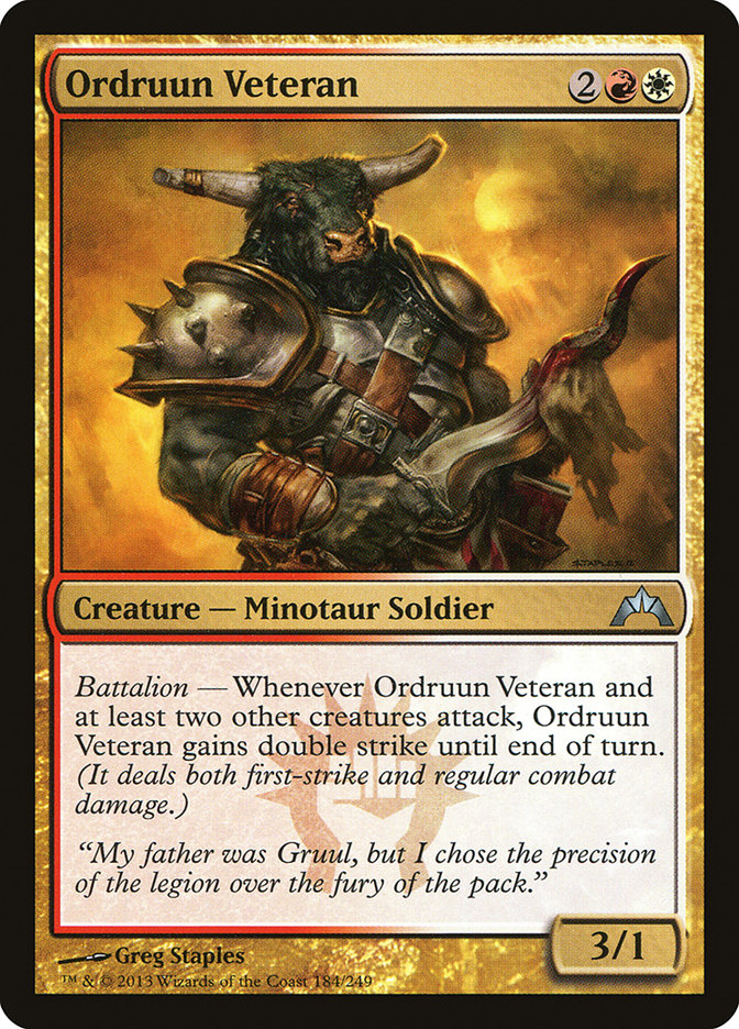 Ordruun Veteran [Gatecrash] | Card Merchant Takapuna