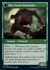 Burly Breaker // Dire-Strain Demolisher [Innistrad: Midnight Hunt] | Card Merchant Takapuna