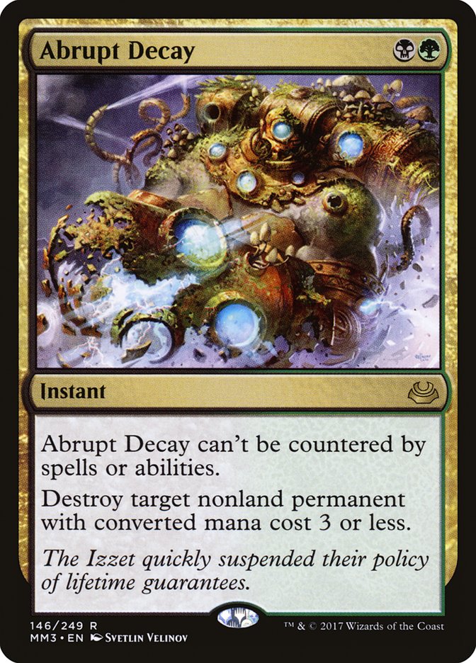 Abrupt Decay [Modern Masters 2017] | Card Merchant Takapuna