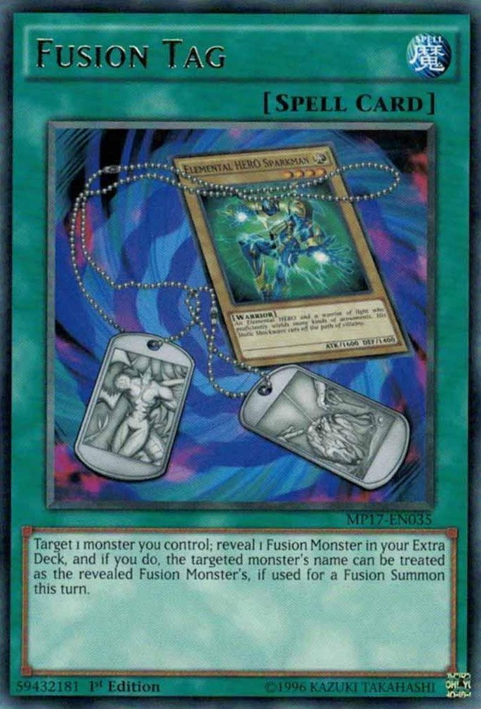 Fusion Tag [MP17-EN035] Rare | Card Merchant Takapuna