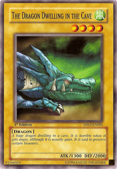 The Dragon Dwelling in the Cave [5DS2-EN005] Common | Card Merchant Takapuna