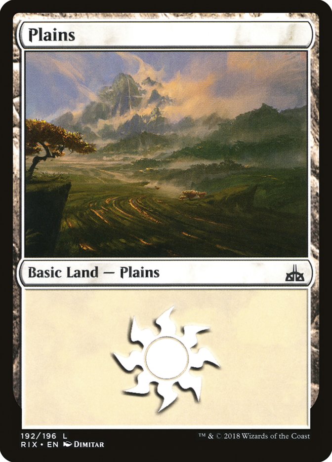 Plains (192) [Rivals of Ixalan] | Card Merchant Takapuna