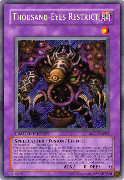 Thousand-Eyes Restrict [MC1-EN004] Secret Rare | Card Merchant Takapuna