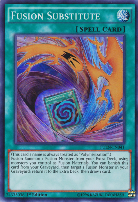 Fusion Substitute [FUEN-EN041] Super Rare | Card Merchant Takapuna