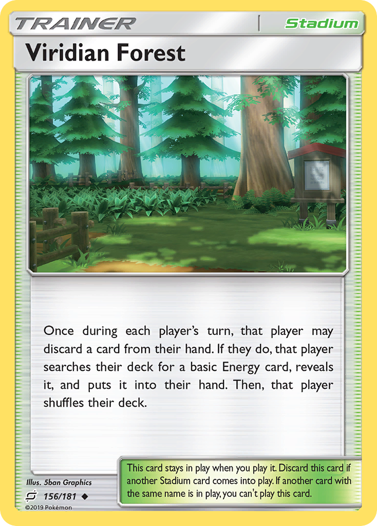 Viridian Forest (156/181) [Sun & Moon: Team Up] | Card Merchant Takapuna