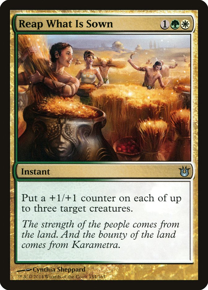 Reap What Is Sown [Born of the Gods] | Card Merchant Takapuna