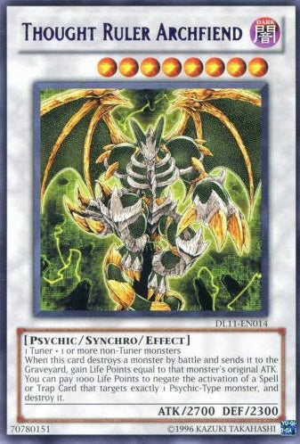 Thought Ruler Archfiend (Purple) [DL11-EN014] Rare | Card Merchant Takapuna