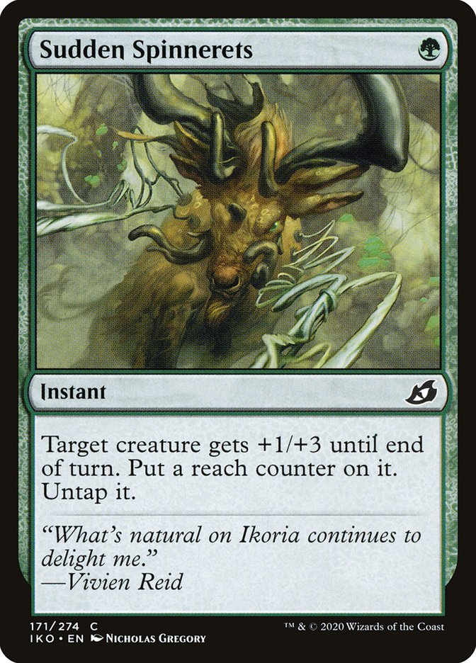 Sudden Spinnerets [Ikoria: Lair of Behemoths] | Card Merchant Takapuna