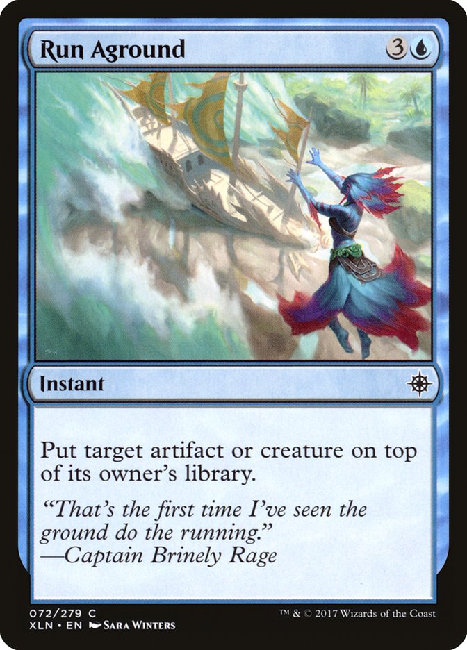 Run Aground [Ixalan] | Card Merchant Takapuna