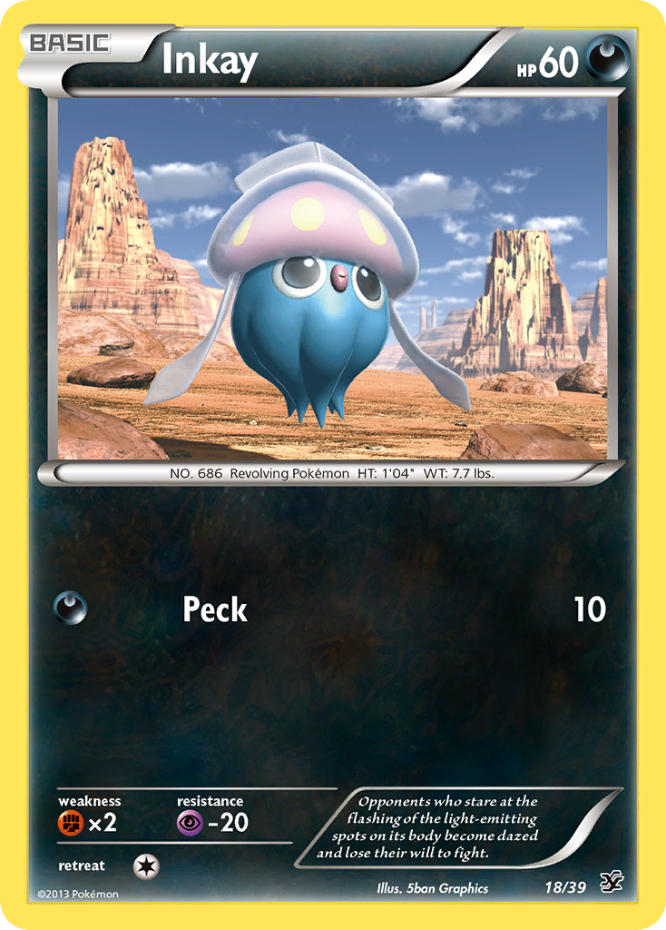 Inkay (18/39) [XY: Kalos Starter Set] | Card Merchant Takapuna