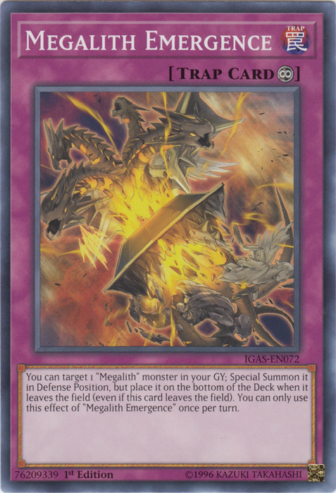 Megalith Emergence [IGAS-EN072] Common | Card Merchant Takapuna