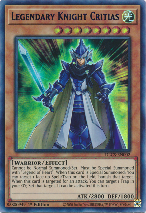 Legendary Knight Critias (Purple) [DLCS-EN002] Ultra Rare | Card Merchant Takapuna