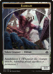 Eldrazi Spawn (003) // Eldrazi Double-Sided Token [Planechase Anthology Tokens] | Card Merchant Takapuna