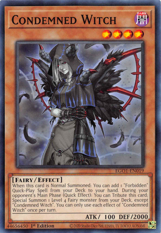 Condemned Witch [EGO1-EN019] Common | Card Merchant Takapuna