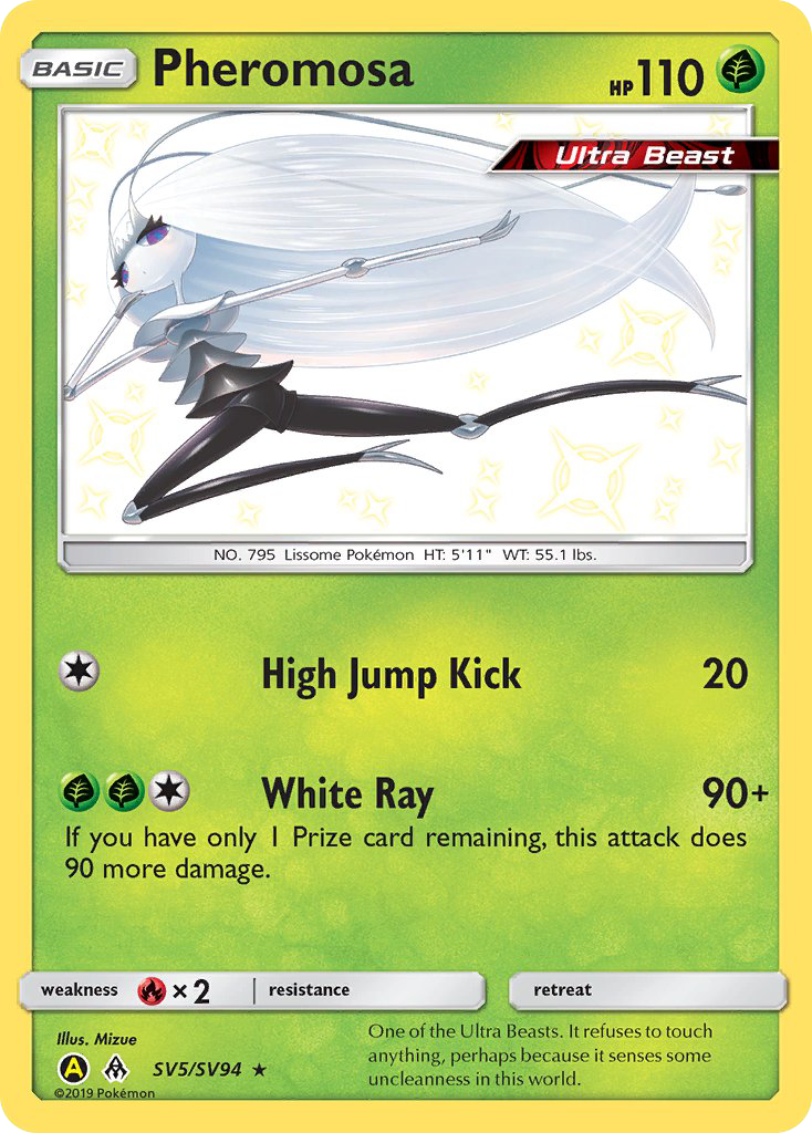 Pheromosa (SV5/SV94) [Sun & Moon: Hidden Fates - Shiny Vault] | Card Merchant Takapuna