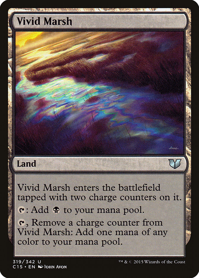 Vivid Marsh [Commander 2015] | Card Merchant Takapuna