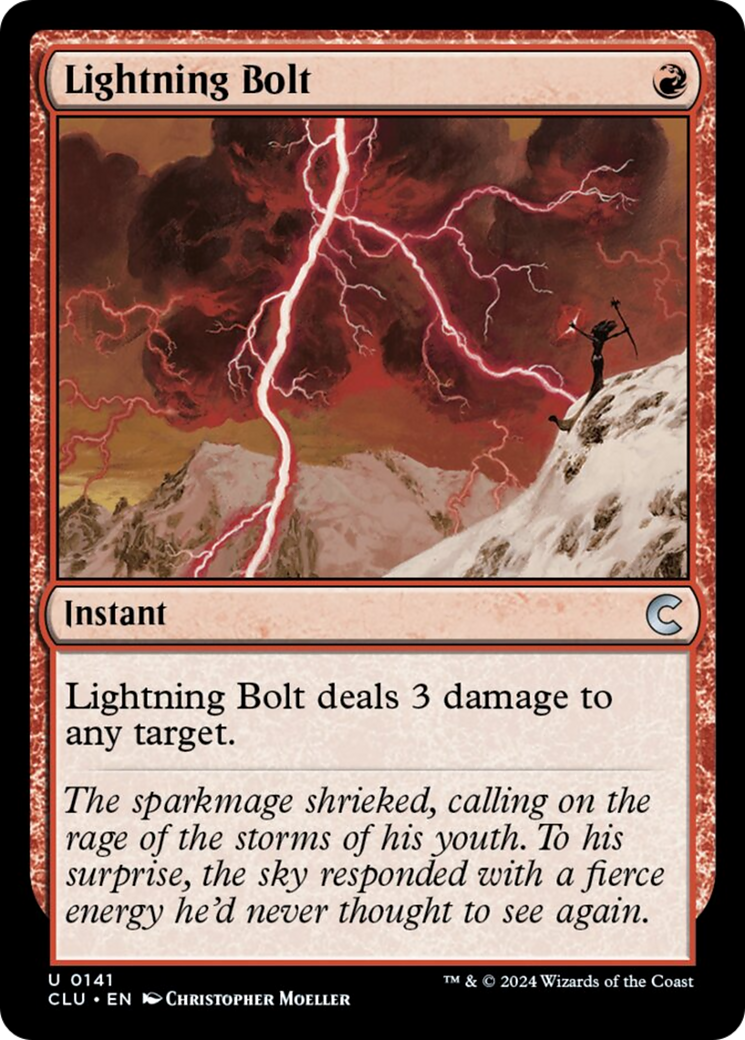 Lightning Bolt [Ravnica: Clue Edition] | Card Merchant Takapuna