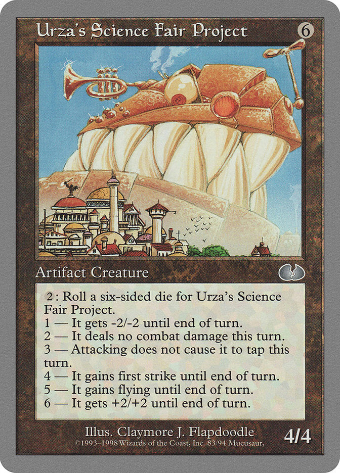 Urza's Science Fair Project [Unglued] | Card Merchant Takapuna