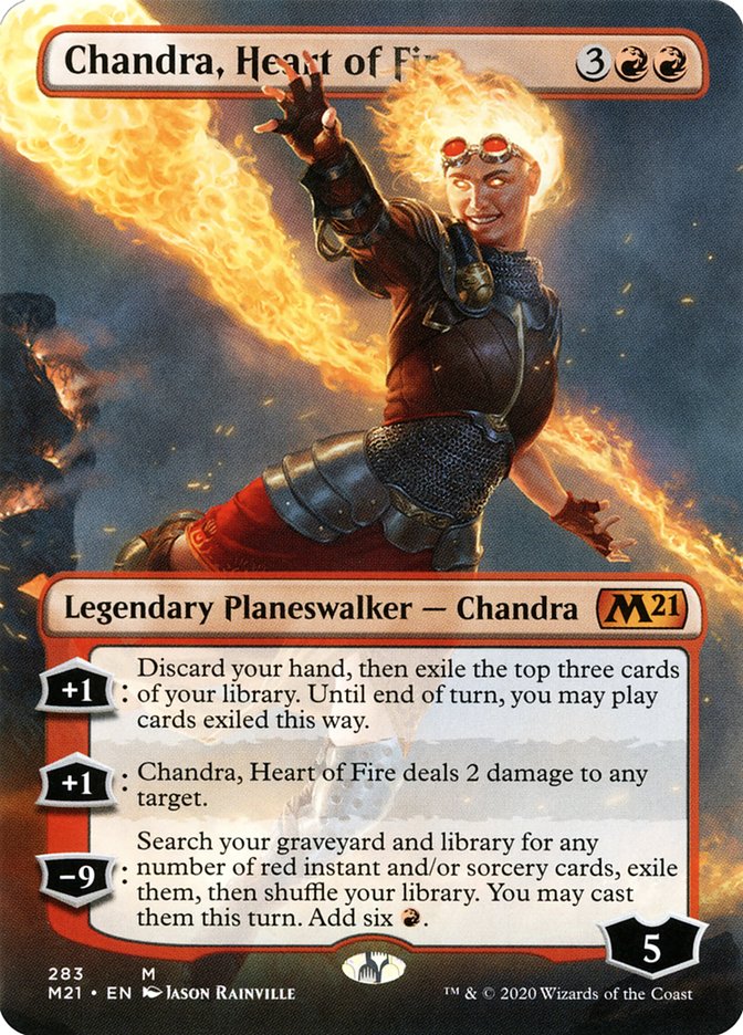 Chandra, Heart of Fire (Borderless) [Core Set 2021] | Card Merchant Takapuna