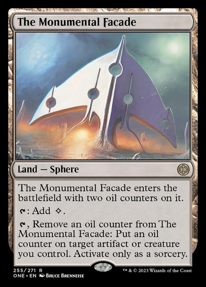 The Monumental Facade [Phyrexia: All Will Be One] | Card Merchant Takapuna