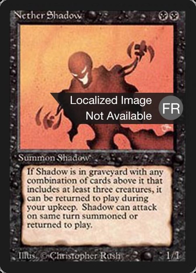 Nether Shadow [Foreign Black Border] | Card Merchant Takapuna