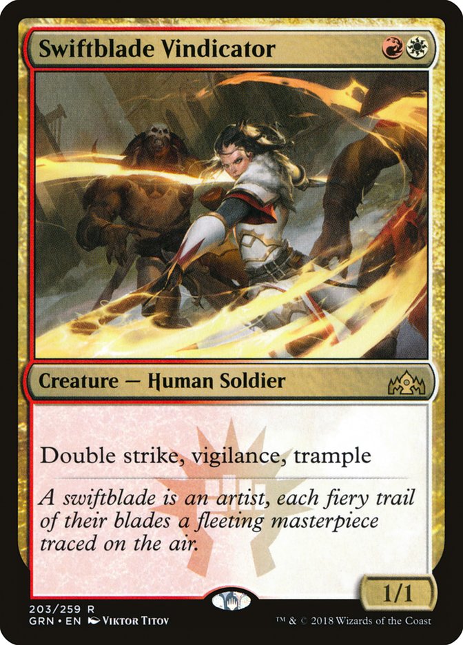 Swiftblade Vindicator [Guilds of Ravnica] | Card Merchant Takapuna