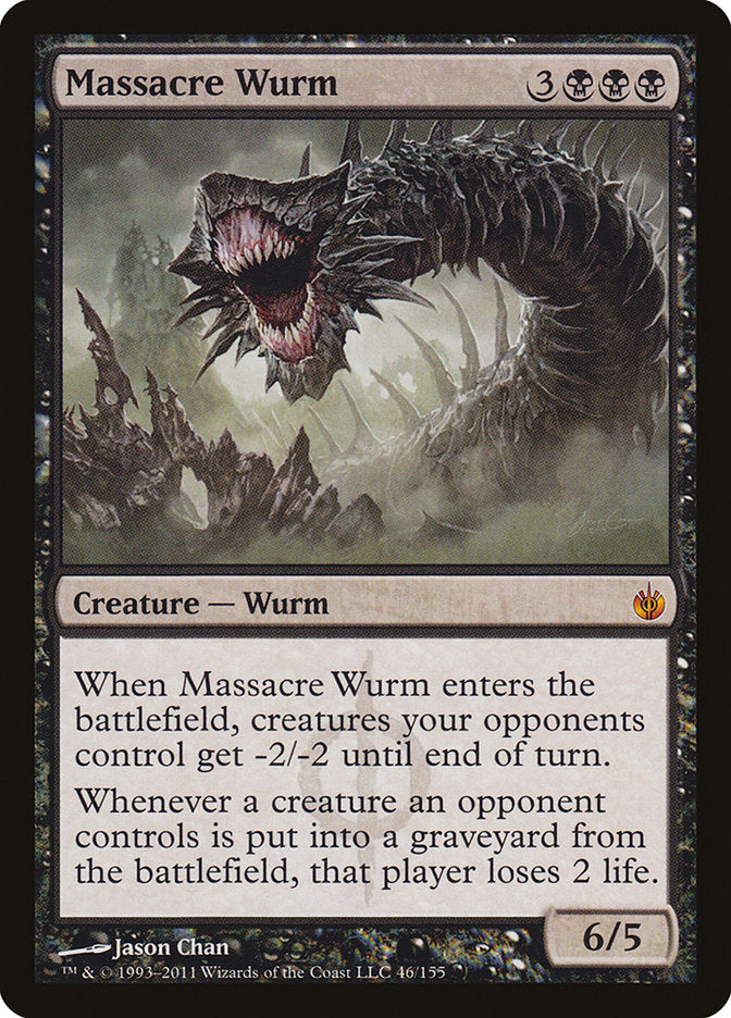 Massacre Wurm [Mirrodin Besieged] | Card Merchant Takapuna