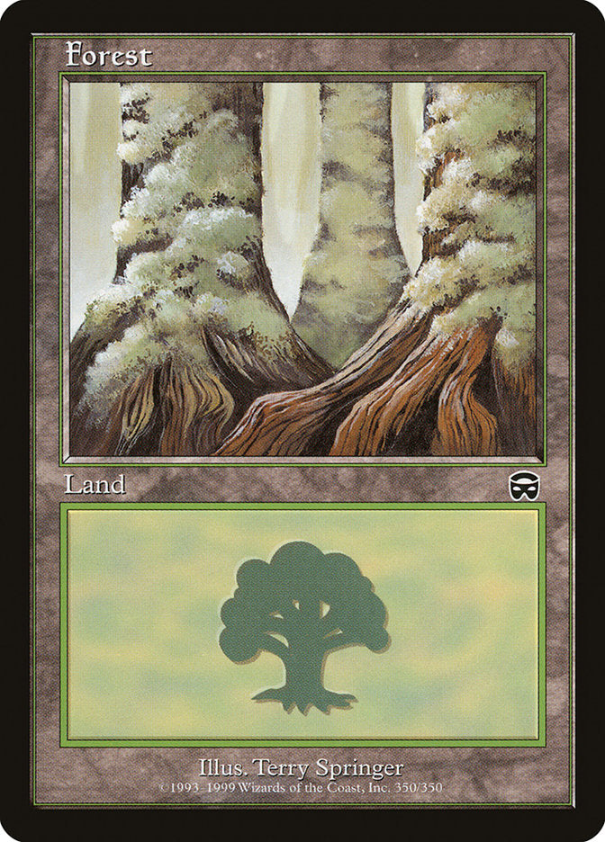 Forest (350) [Mercadian Masques] | Card Merchant Takapuna