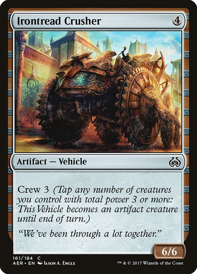 Irontread Crusher [Aether Revolt] | Card Merchant Takapuna