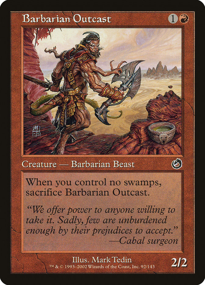 Barbarian Outcast [Torment] | Card Merchant Takapuna