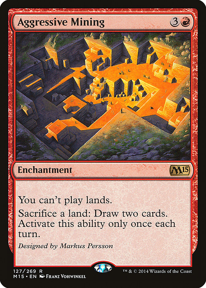 Aggressive Mining [Magic 2015] | Card Merchant Takapuna