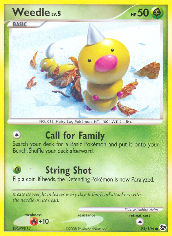 Weedle (93/106) [Diamond & Pearl: Great Encounters] | Card Merchant Takapuna