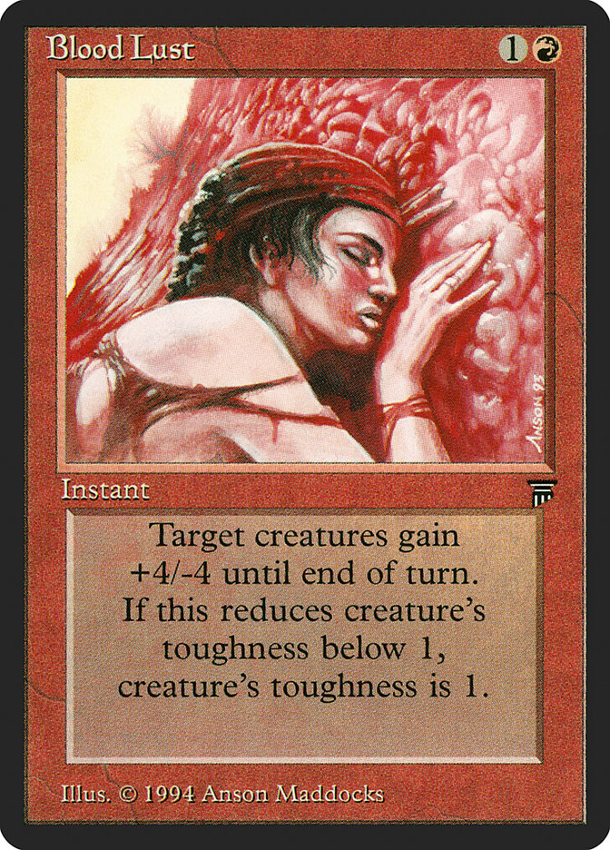 Blood Lust [Legends] | Card Merchant Takapuna