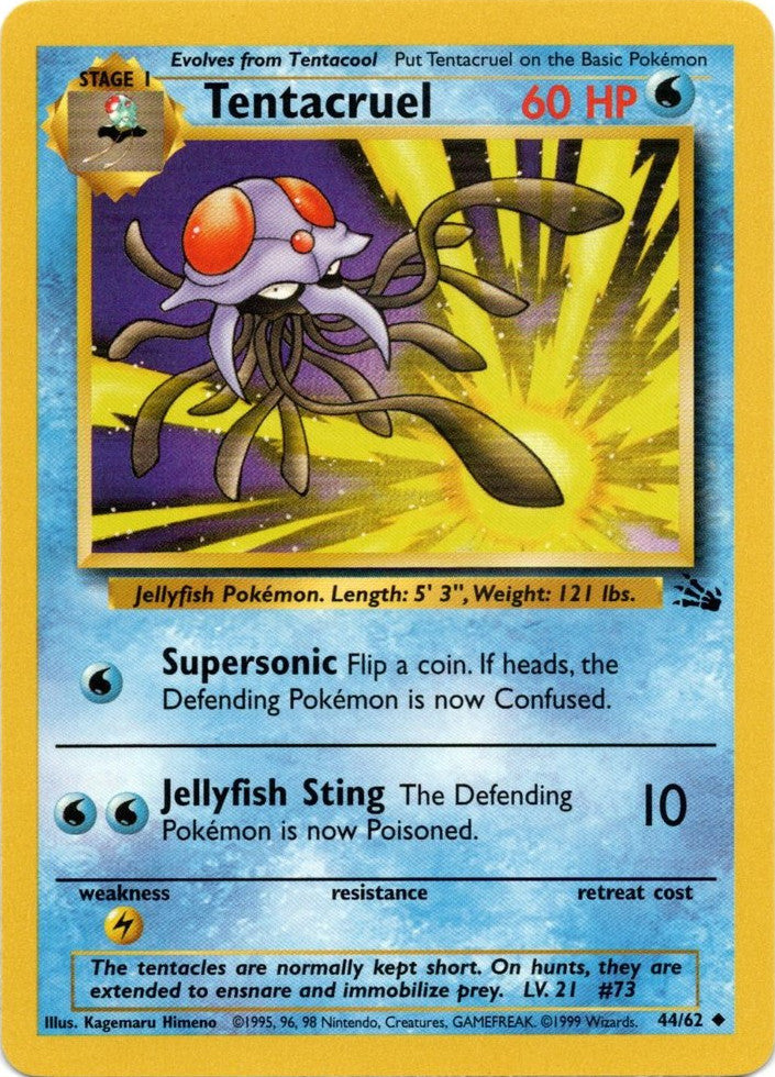 Tentacruel (44/62) [Fossil Unlimited] | Card Merchant Takapuna