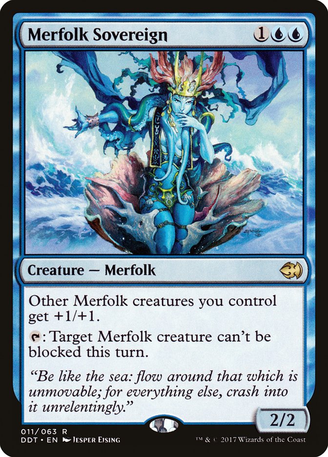 Merfolk Sovereign [Duel Decks: Merfolk vs. Goblins] | Card Merchant Takapuna