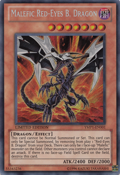 Malefic Red-Eyes B. Dragon [YMP1-EN001] Secret Rare | Card Merchant Takapuna