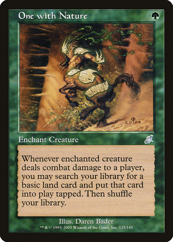 One with Nature [Scourge] | Card Merchant Takapuna