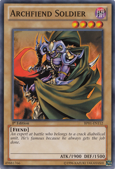 Archfiend Soldier [BP01-EN112] Common | Card Merchant Takapuna