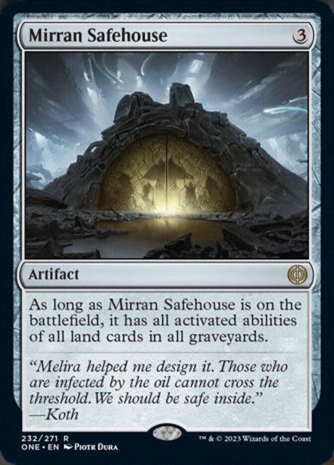 Mirran Safehouse [Phyrexia: All Will Be One] | Card Merchant Takapuna