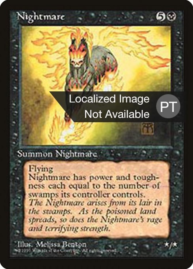 Nightmare [Fourth Edition (Foreign Black Border)] | Card Merchant Takapuna