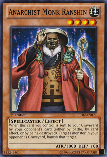 Anarchist Monk Ranshin [BP02-EN092] Mosaic Rare | Card Merchant Takapuna