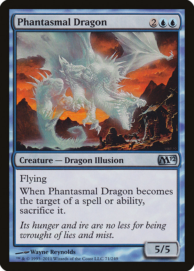 Phantasmal Dragon [Magic 2012] | Card Merchant Takapuna