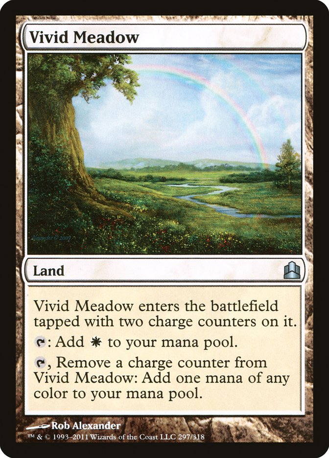 Vivid Meadow [Commander 2011] | Card Merchant Takapuna