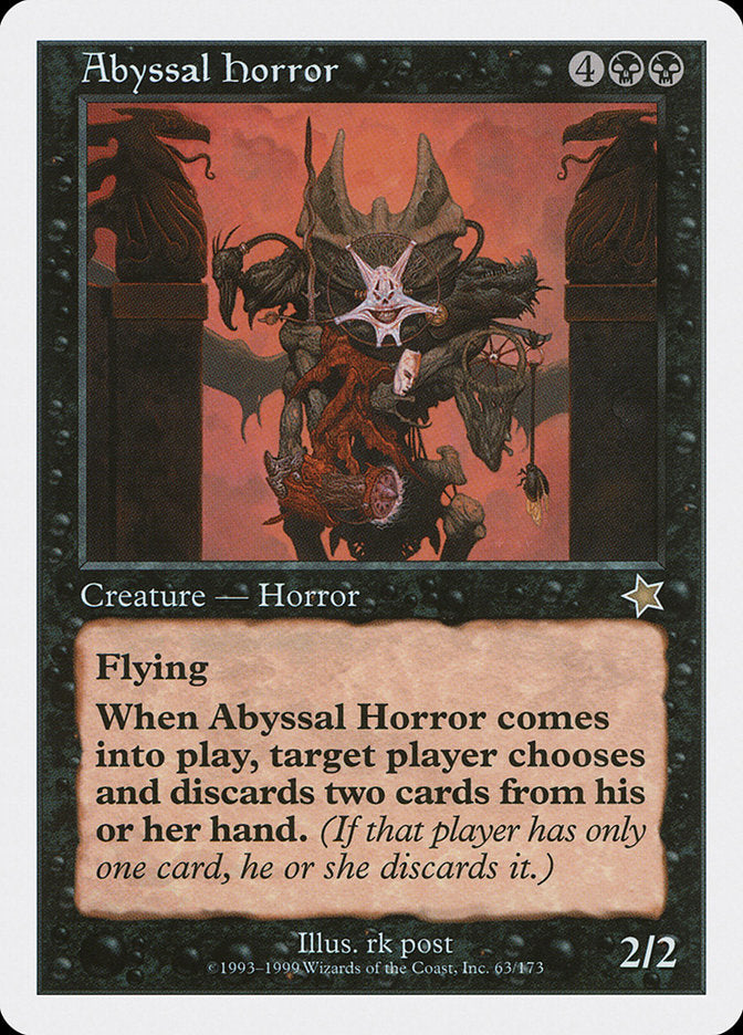 Abyssal Horror [Starter 1999] | Card Merchant Takapuna