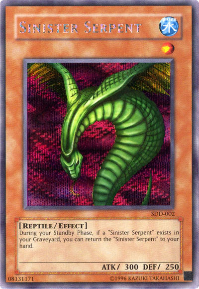 Sinister Serpent [SDD-002] Secret Rare | Card Merchant Takapuna