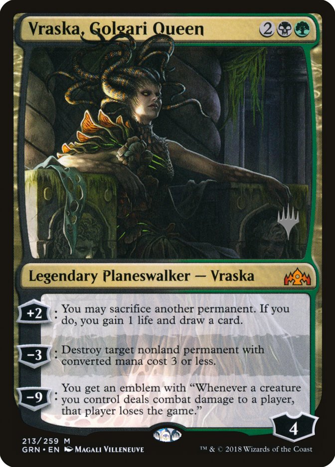 Vraska, Golgari Queen (Promo Pack) [Guilds of Ravnica Promos] | Card Merchant Takapuna